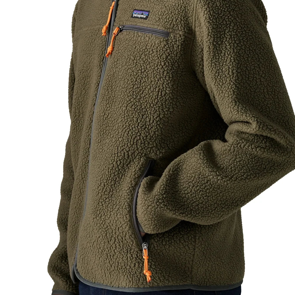 Men's Retro Pile Jacket - Basin Green