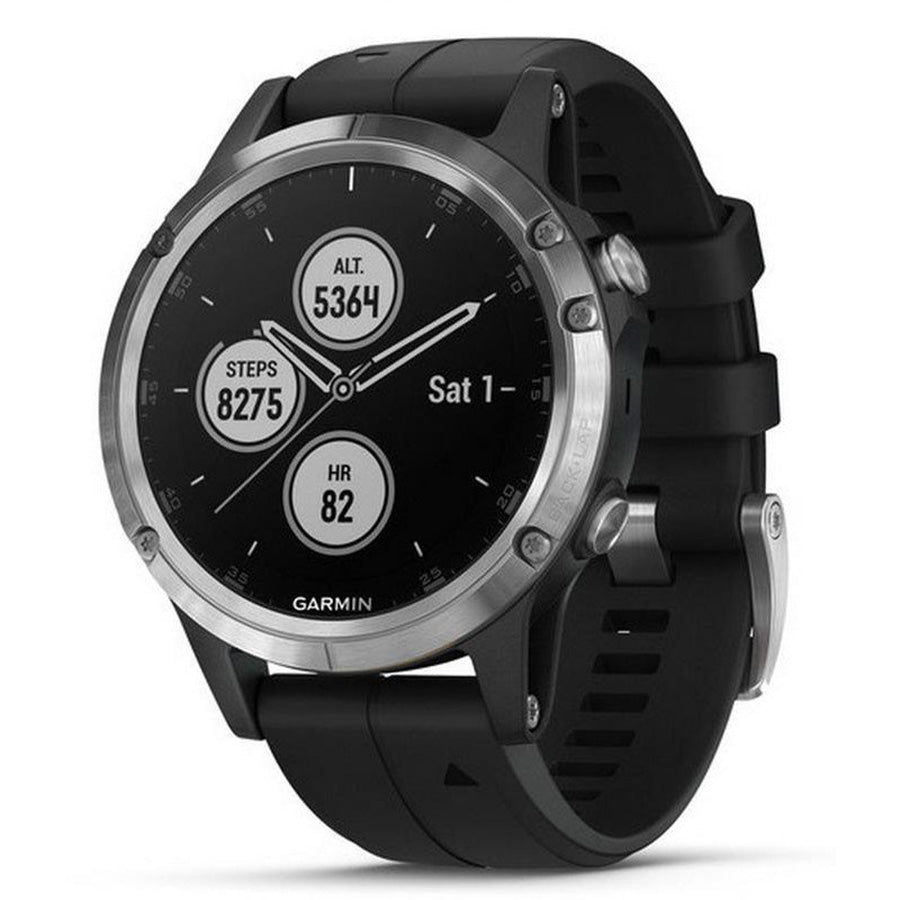 Garmin Unisex 010-01988-11 Fenix 5s Plus Silver Watch
