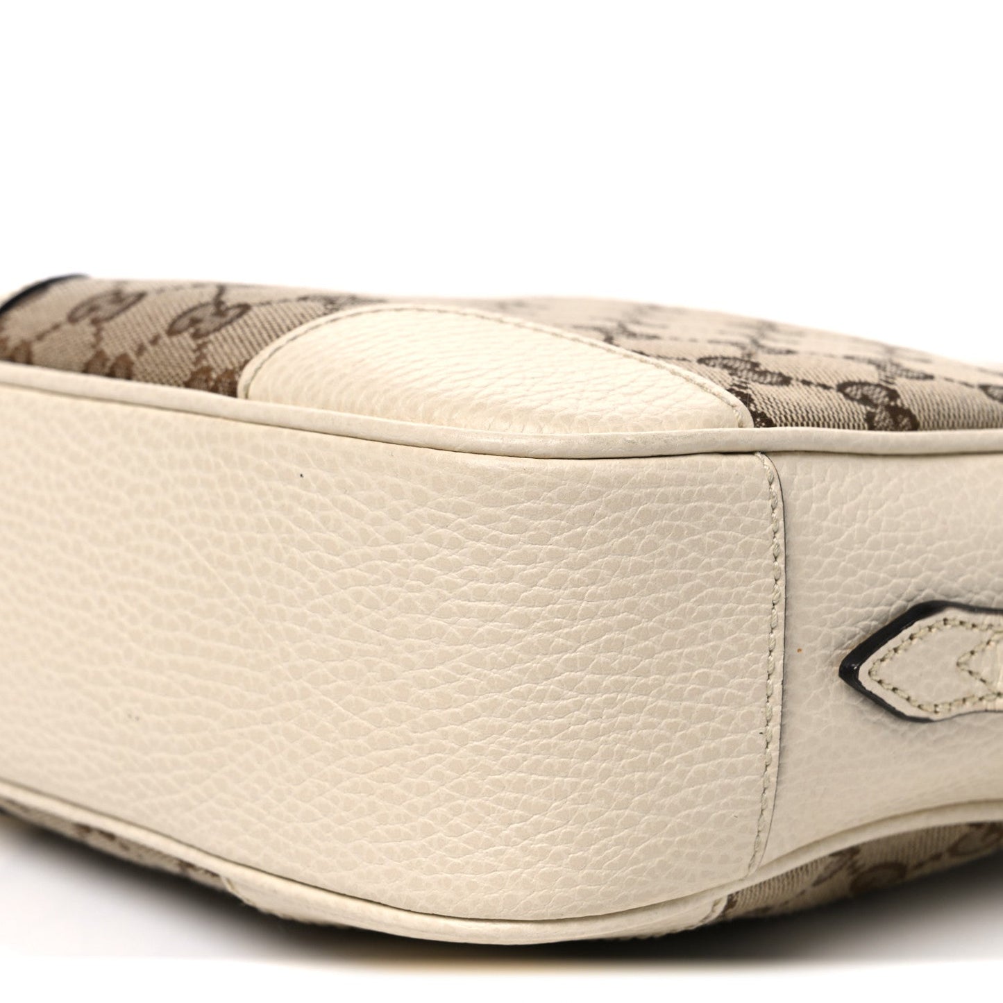 Monogram Dollar Calfskin Mini Bree Messenger Bag Beige Ebony Avoire