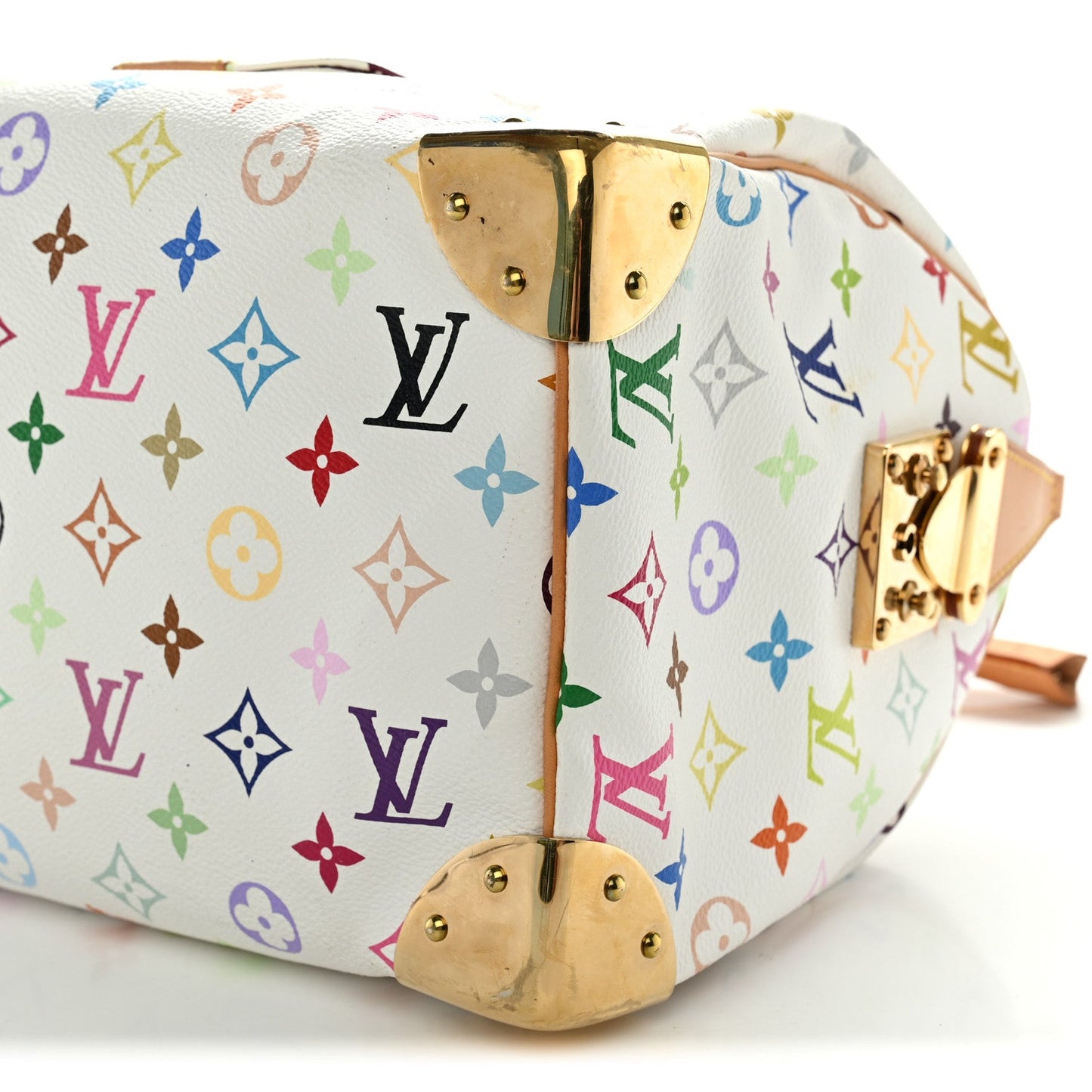 Monogram Multicolor Speedy 30 White