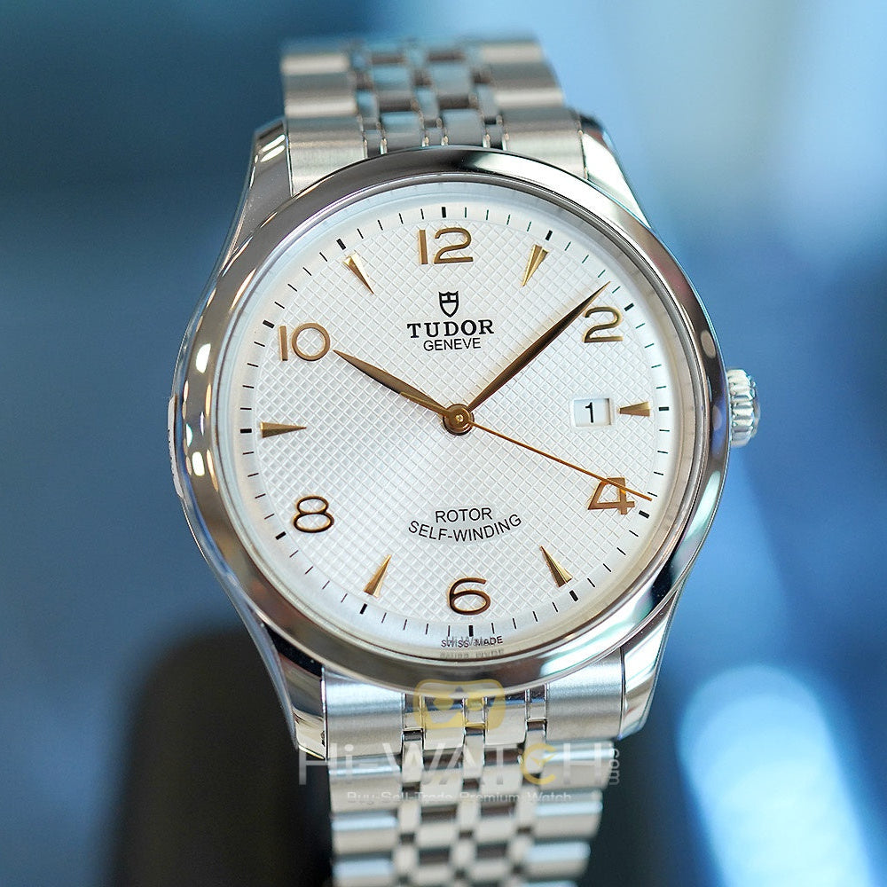 Tudor 1926 Automatic Silver Dial Silver Steel Strap Watch for Men - M91650-0001