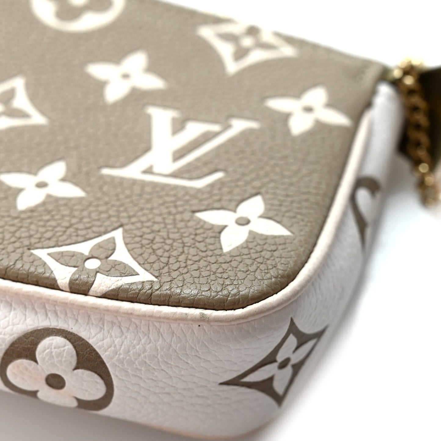Empreinte Spring in the City Mini Pochette Accessories Kaki Beige Cream