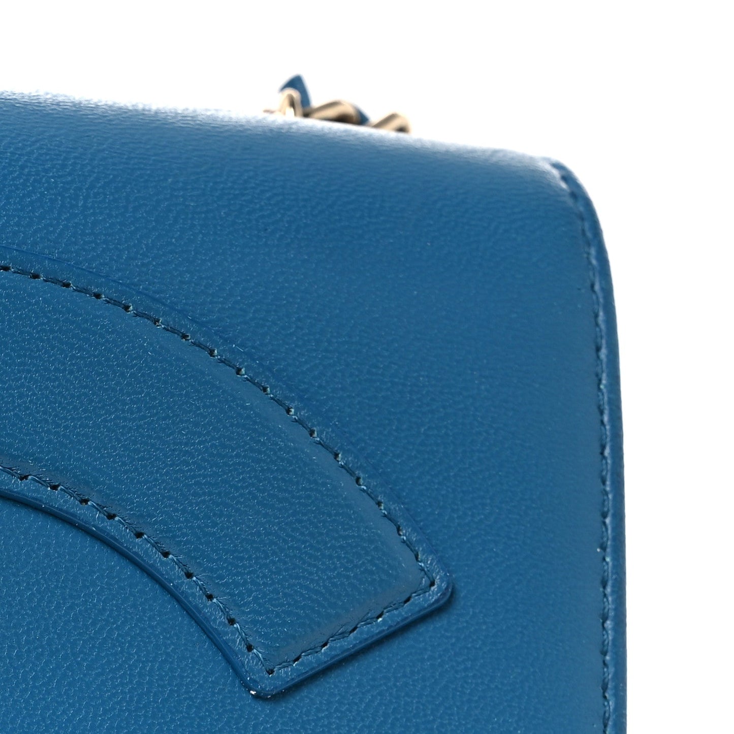 Lambskin CC Mania Flap Bag Turquoise