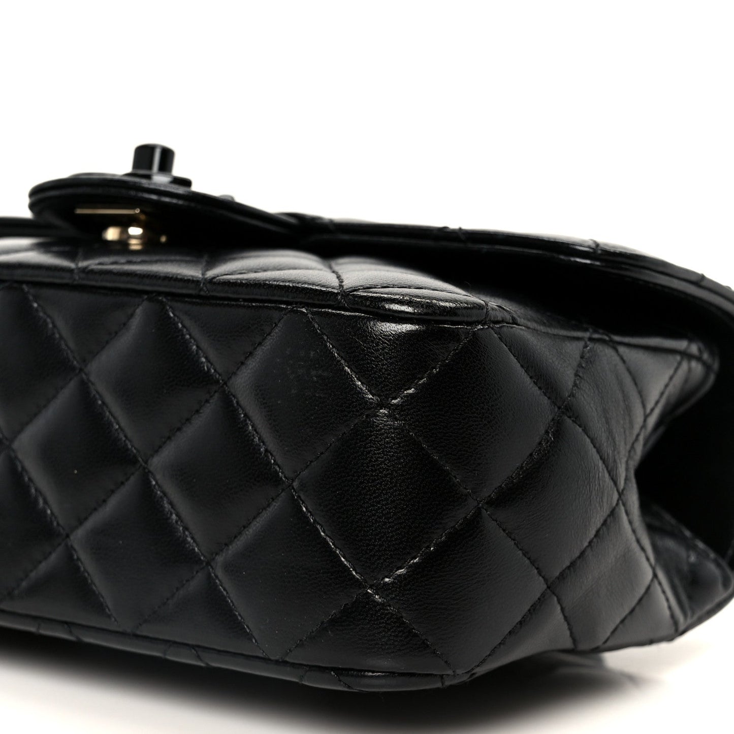 Lambskin Quilted Small Coco Pop Top Handle Flap So Black