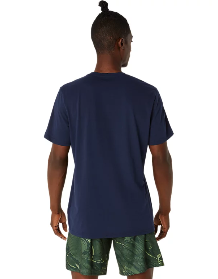 Men's Seasonal Graphic Tee :Navy Blue