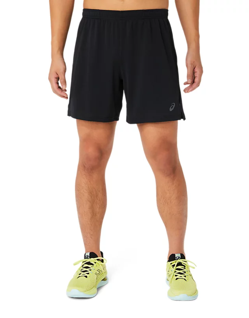 Men's Vented Mesh 7inch Shorts: Black