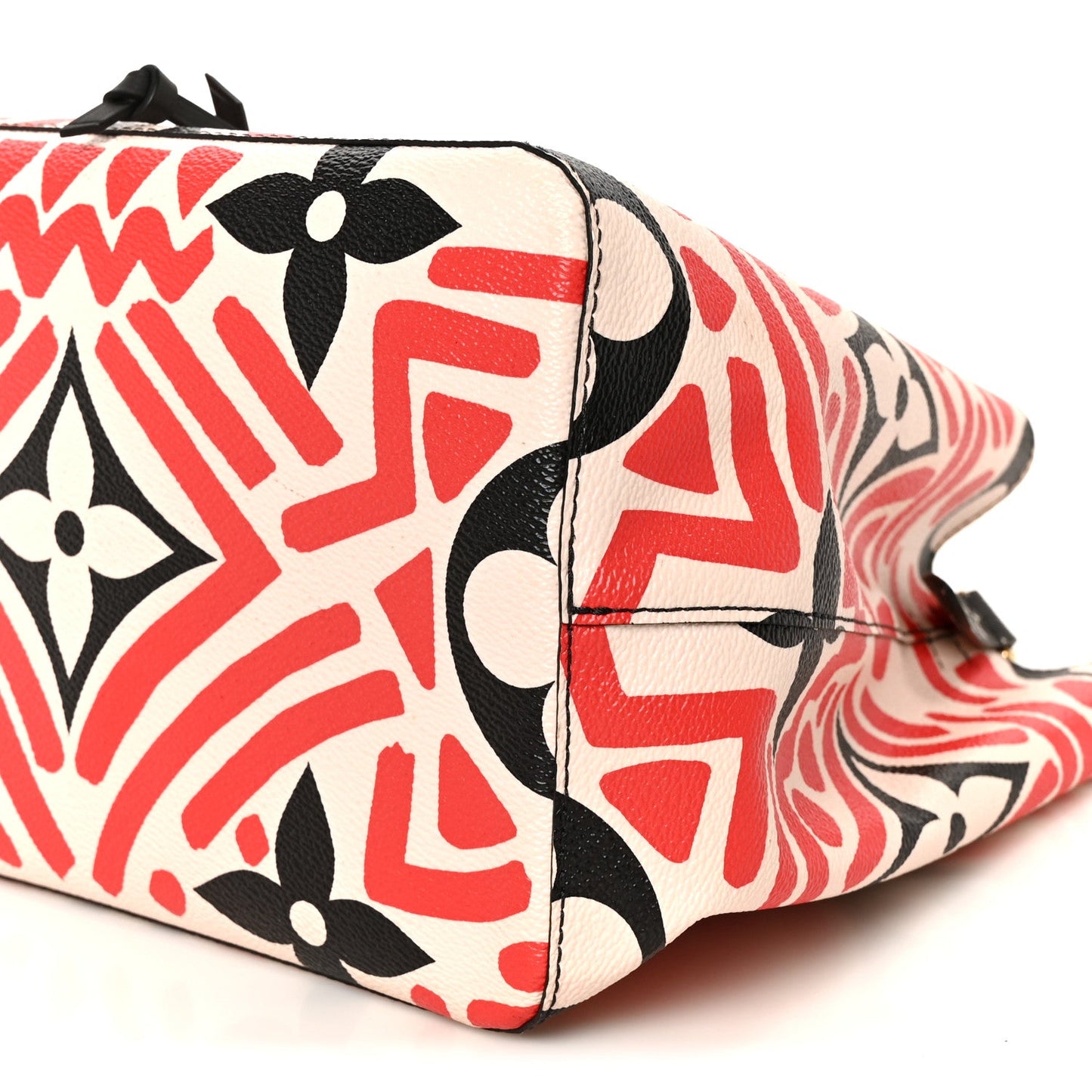 Monogram Giant Crafty NeoNoe MM Creme Rouge Black