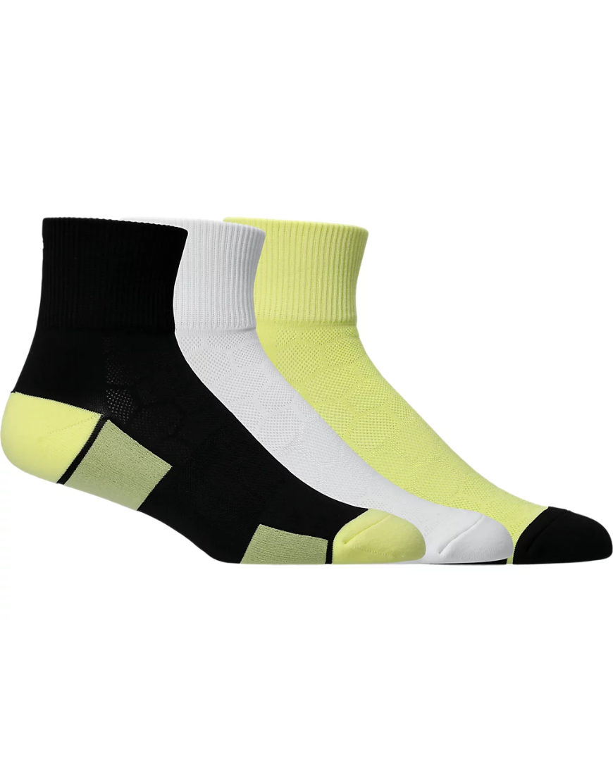 Running Quarter 3p Socks :Multi Colour