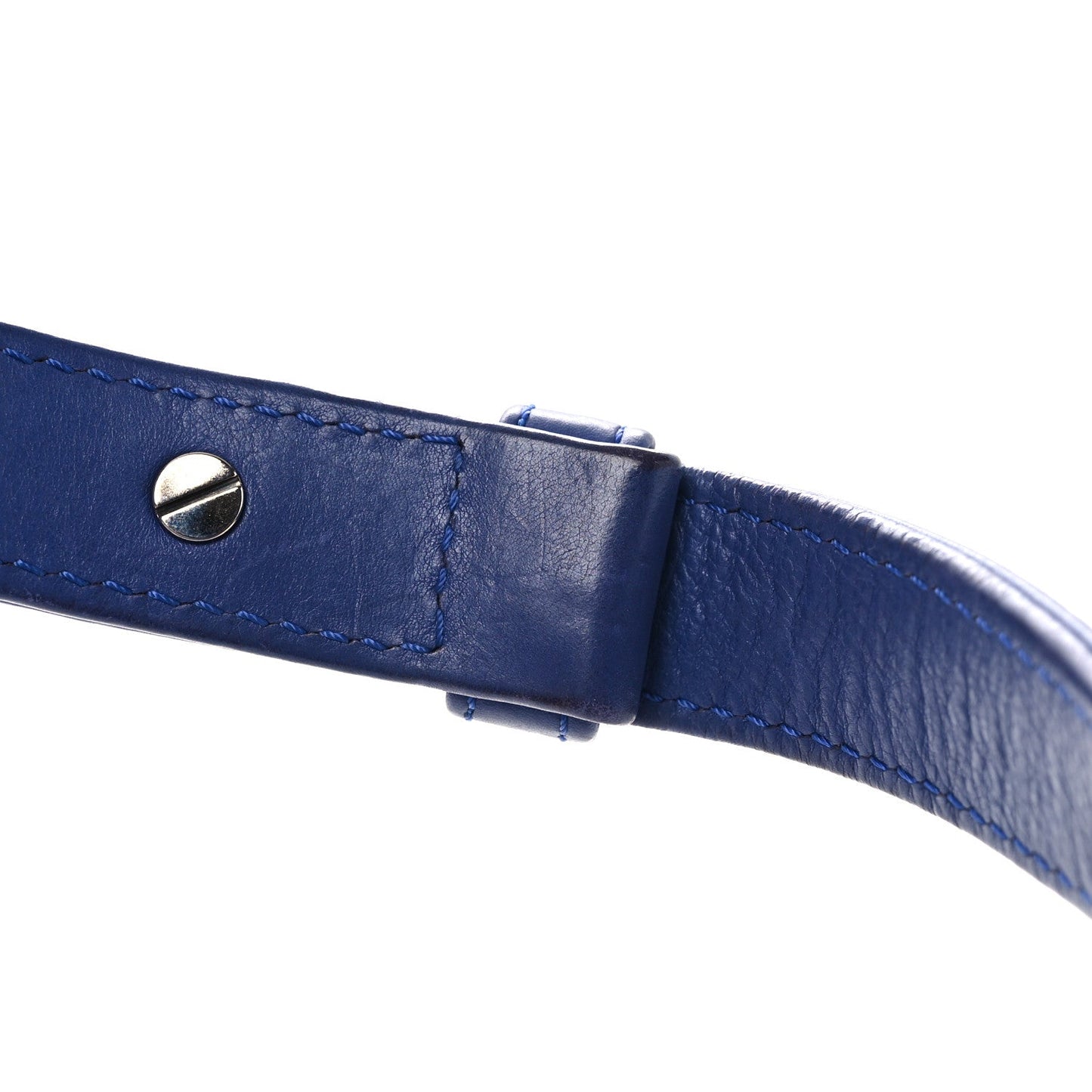 Calfskin Quilted Medium Boy Flap Blue