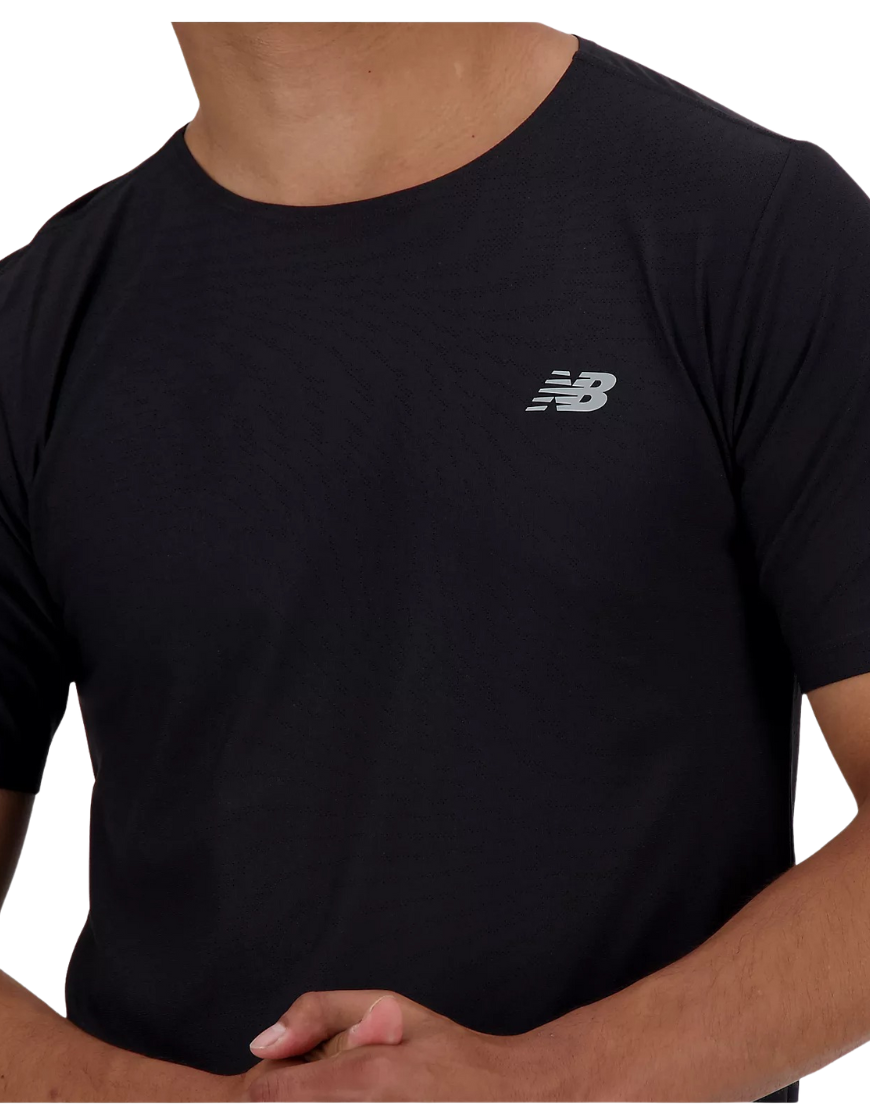 Men's Athletics Jacquard T-Shirt :Black