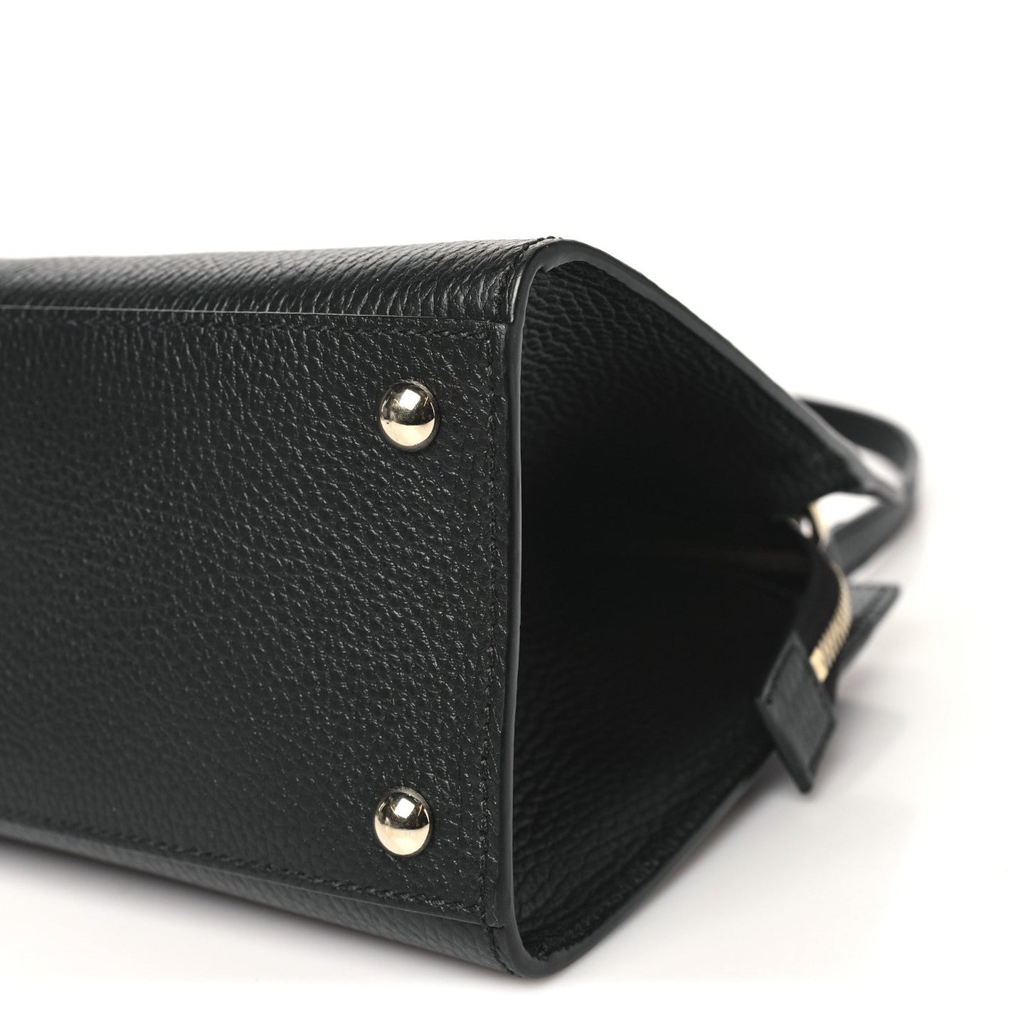 Dollar Calfskin Medium Soho Top Handle Satchel Black