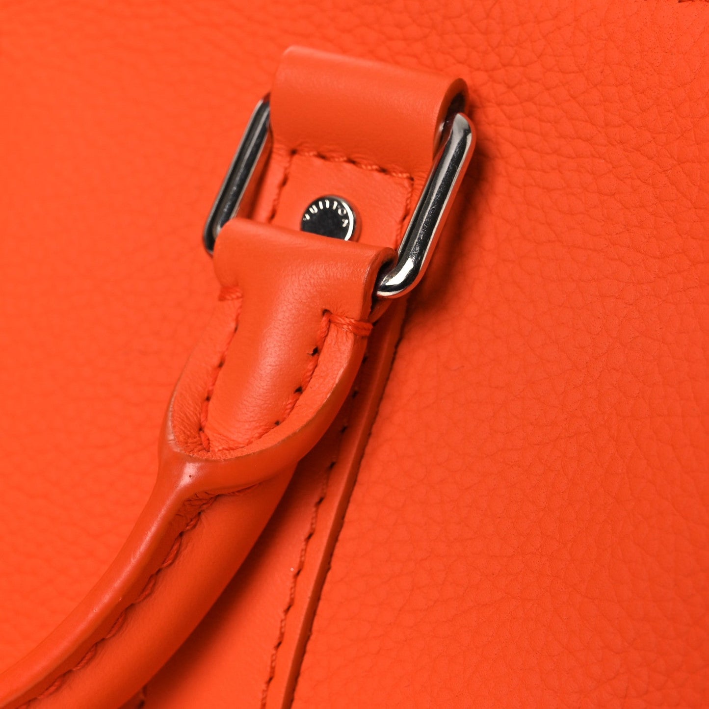 Grained Calfskin Aerogram Keepall XS Orange