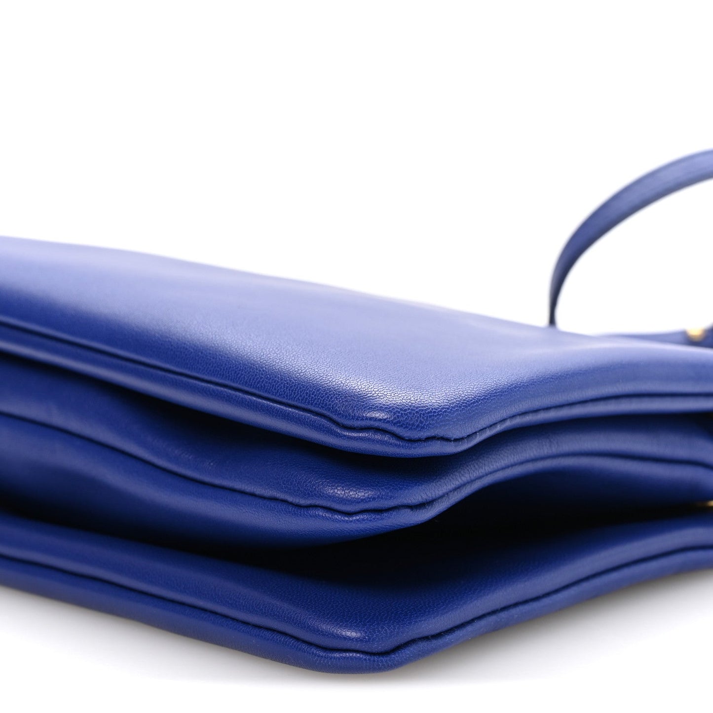Lambskin Small Trio Crossbody Bag Indigo