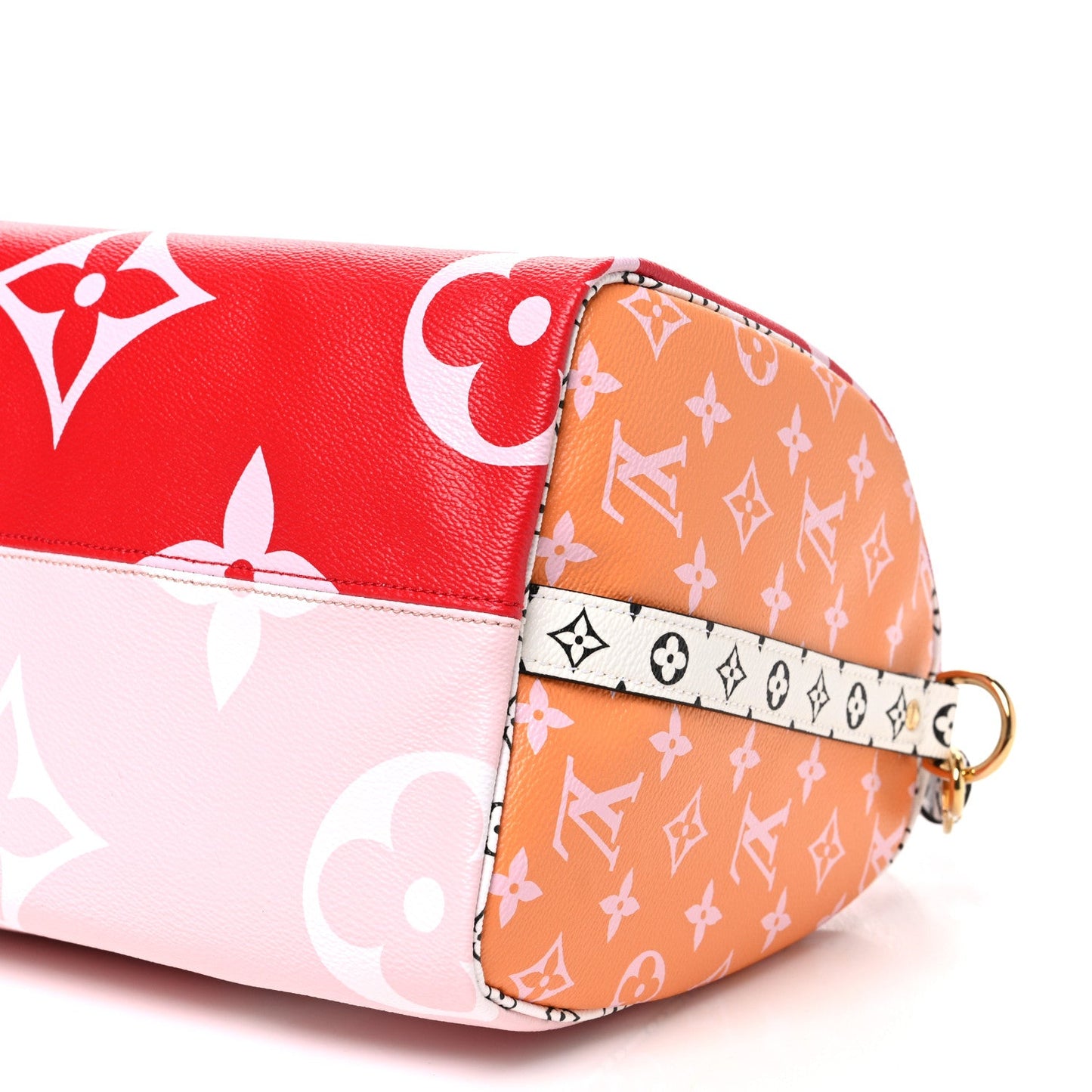 Monogram Giant Speedy Bandouliere 30 Rouge