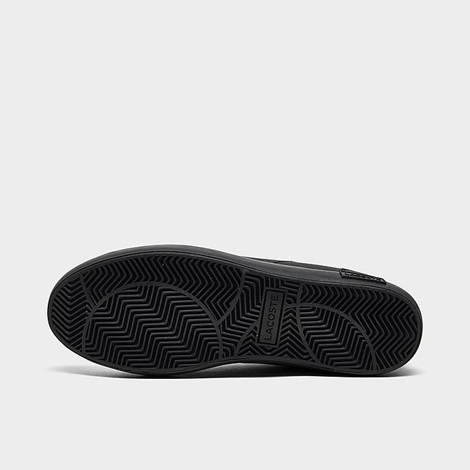LACOSTE POWERCOURT 1121 1 SMA LTH -MENS / BLACK/BLACK