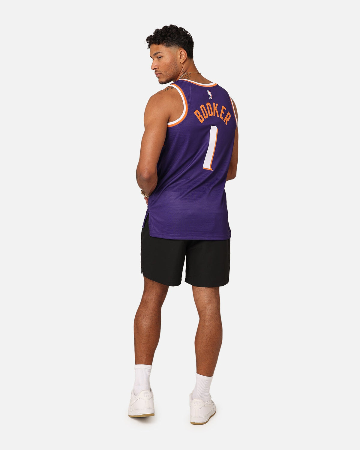 Nike Phoenix Suns Devin Booker 2023/24 Icon Edition Dri-FIT NBA Swingman Jersey New Orchid
