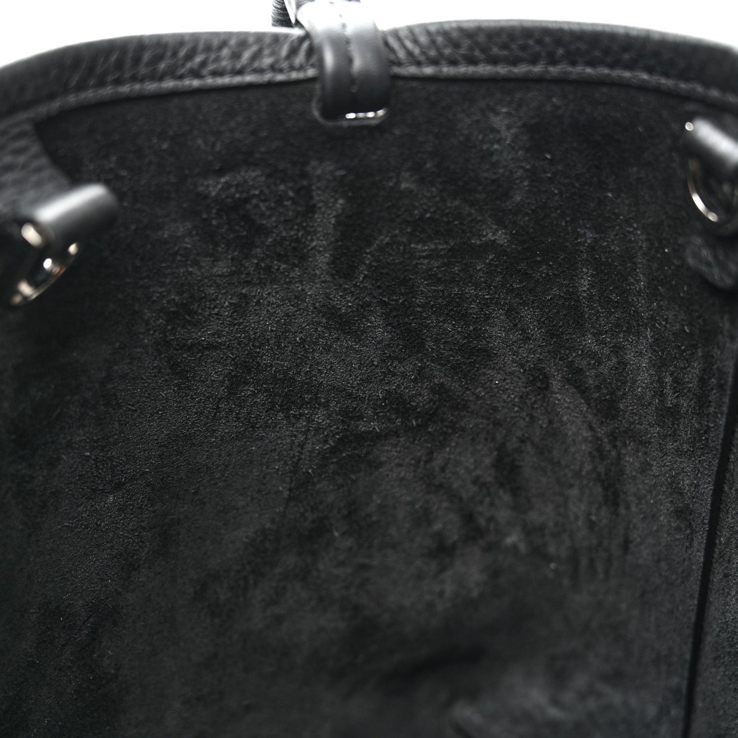 Grained Calfskin Small Park Tote Black