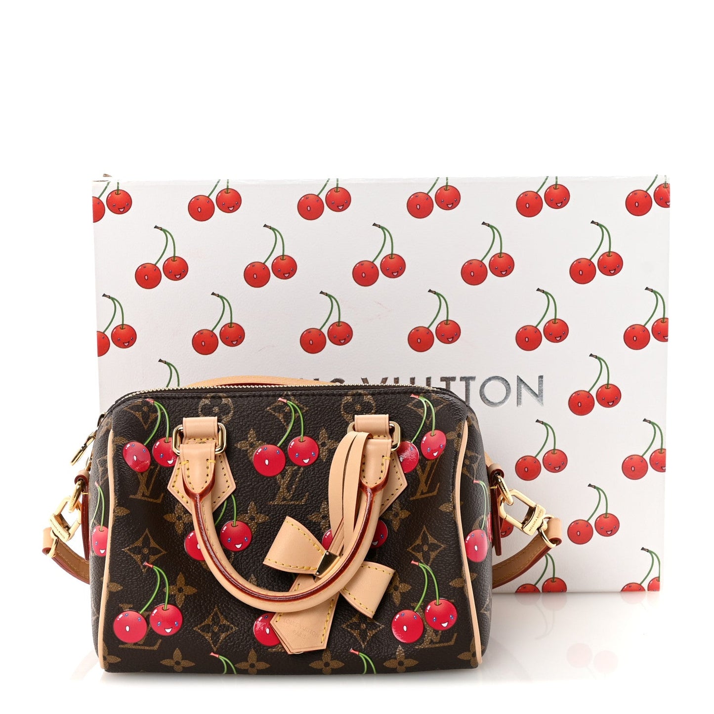 LV X TM Monogram Cerises Speedy Bandouliere 20