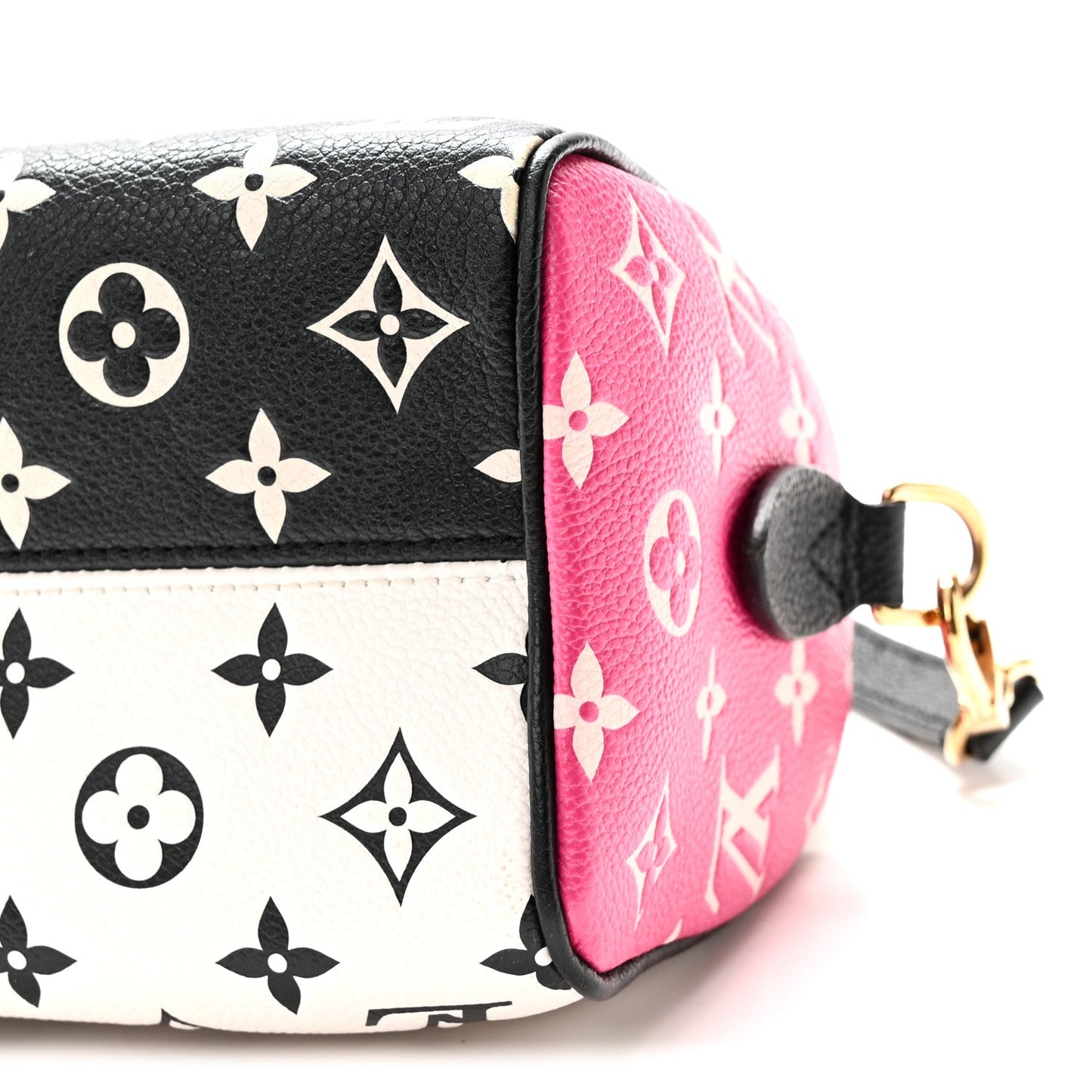 Empreinte Monogram Spring in the City Speedy Bandouliere 20 Black White Pink