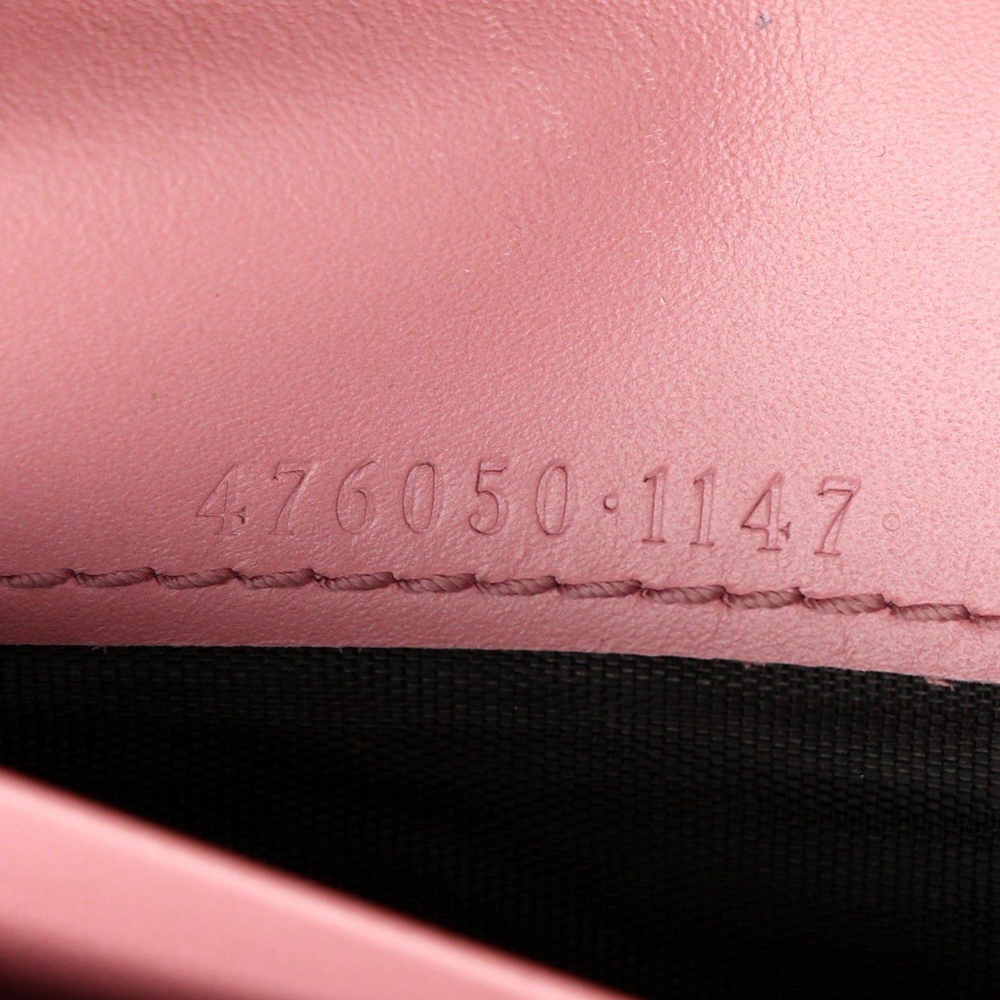 Guccissima Cherries Card Case Wallet Pink