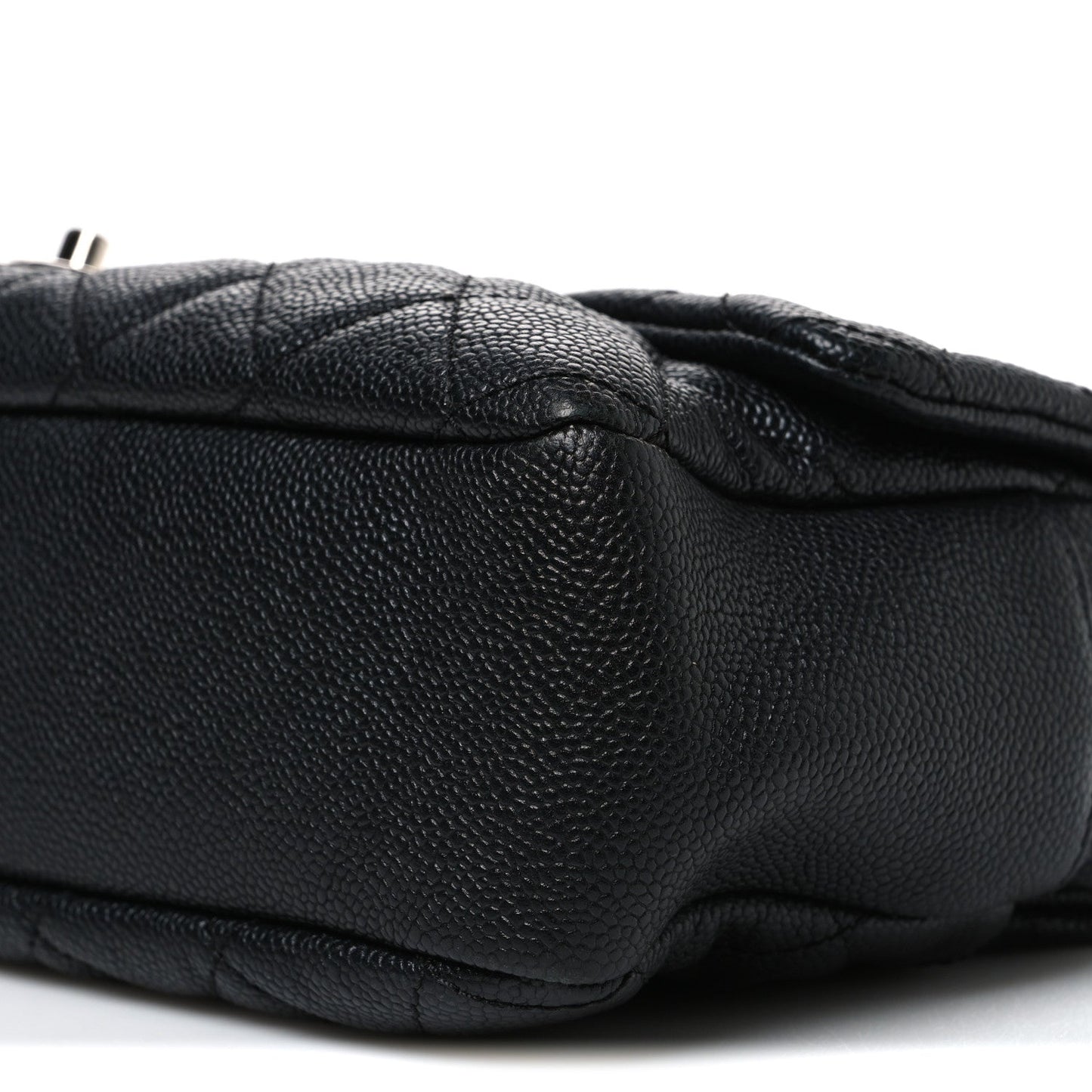 Caviar Quilted Jumbo Easy Flap Black
