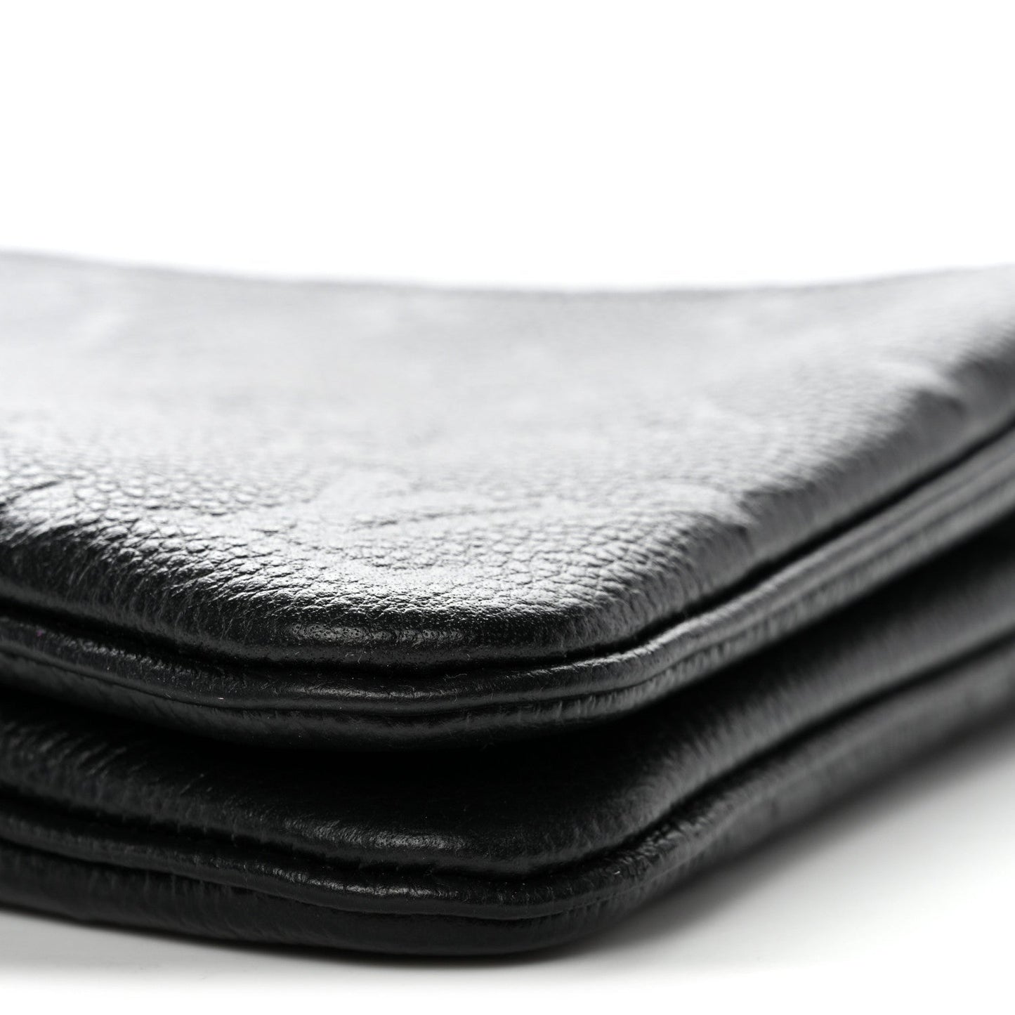 Empreinte Double Zip Pochette Black