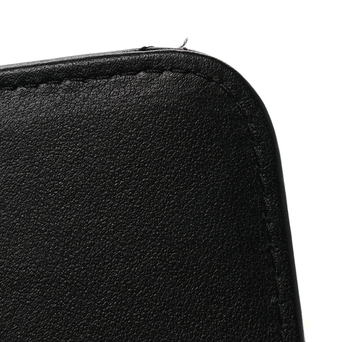 Calfskin Quilted Mini Maxi Pearls Wallet On Chain WOC Black