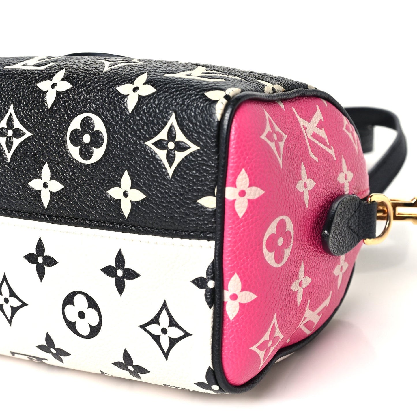 Empreinte Monogram Spring in the City Speedy Bandouliere 20 Black White Pink