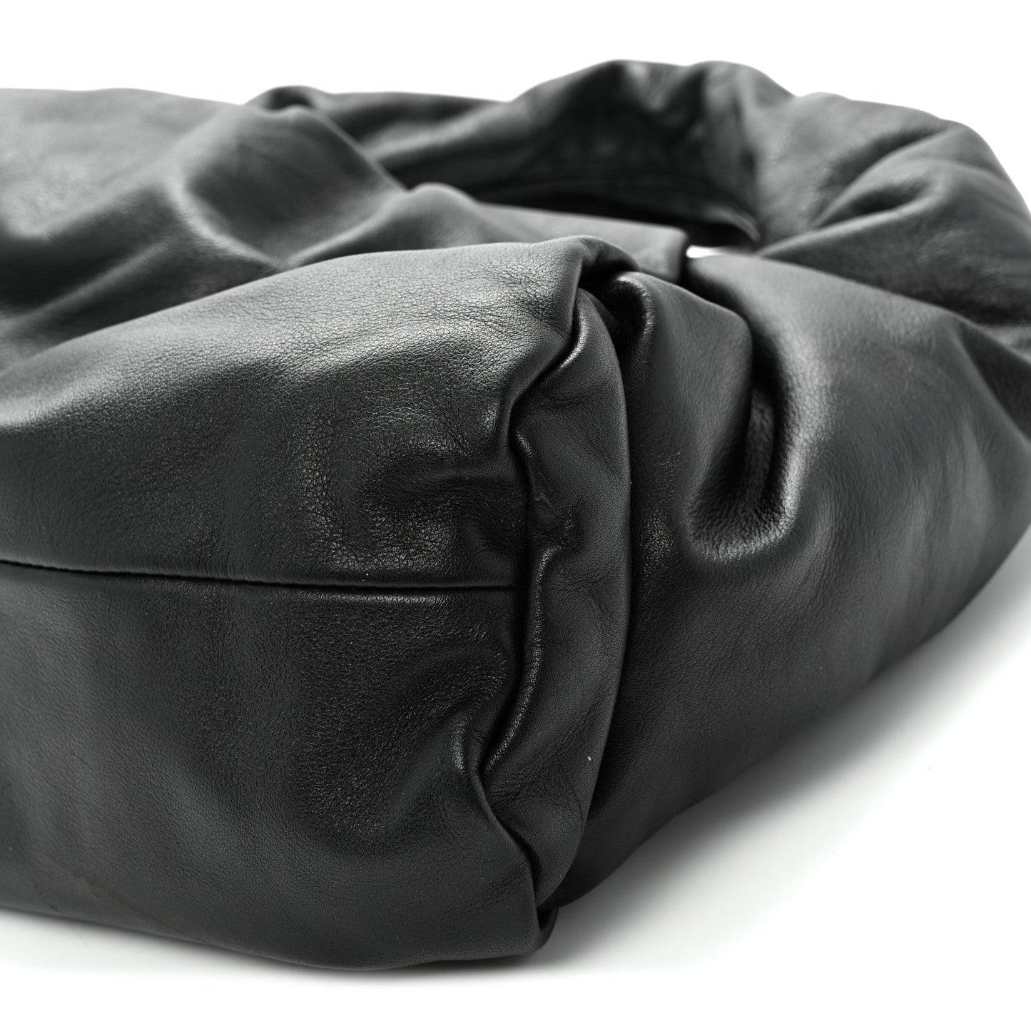Smooth Butter Calfskin Small The Shoulder Pouch Black