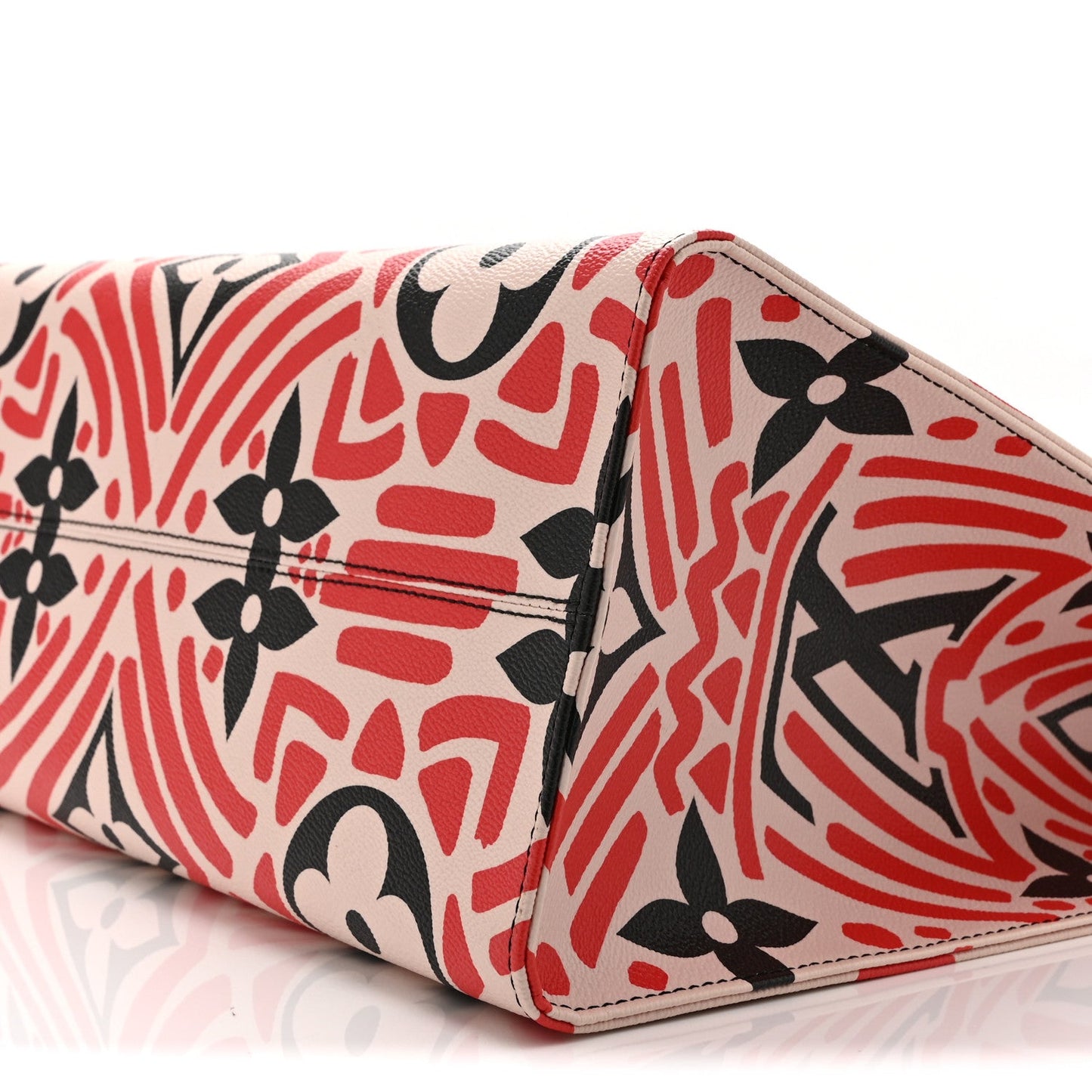 Monogram Giant Crafty Onthego GM Creme Rouge Black