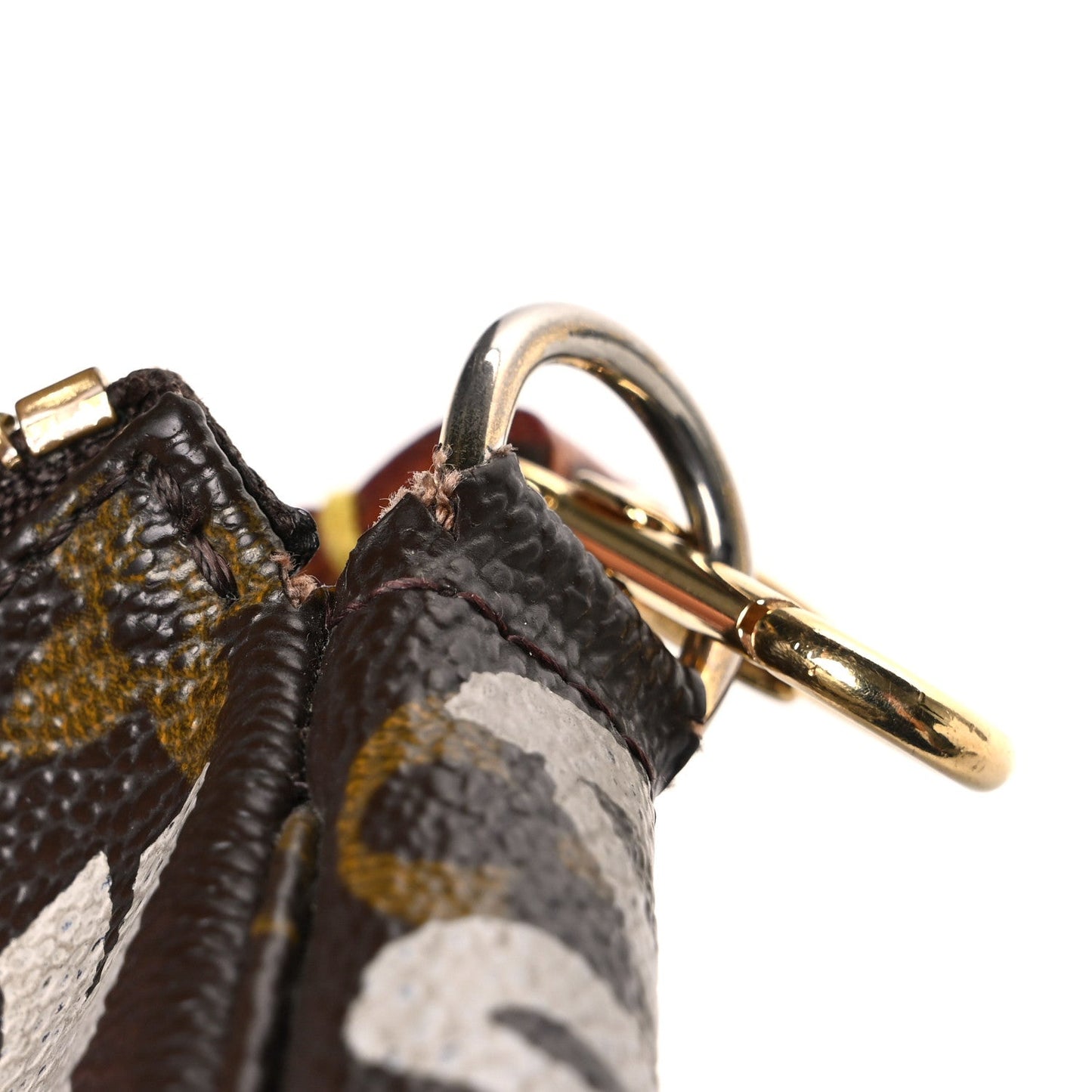 Monogram Graffiti Pochette Accessories Silver