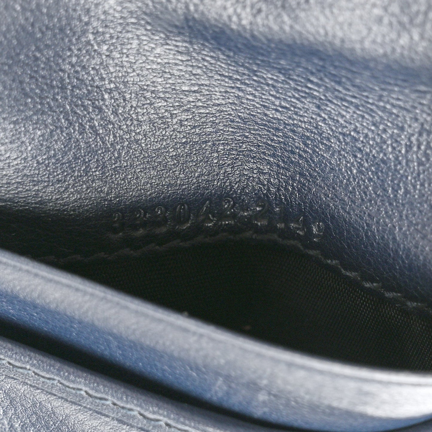 Microguccissima Bi-Fold Wallet Navy