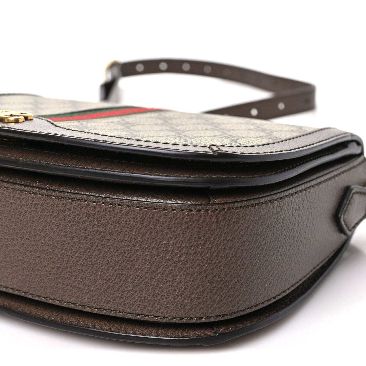 X BB Supreme Monogram Web Small Ophidia Shoulder Bag Beige New Acero