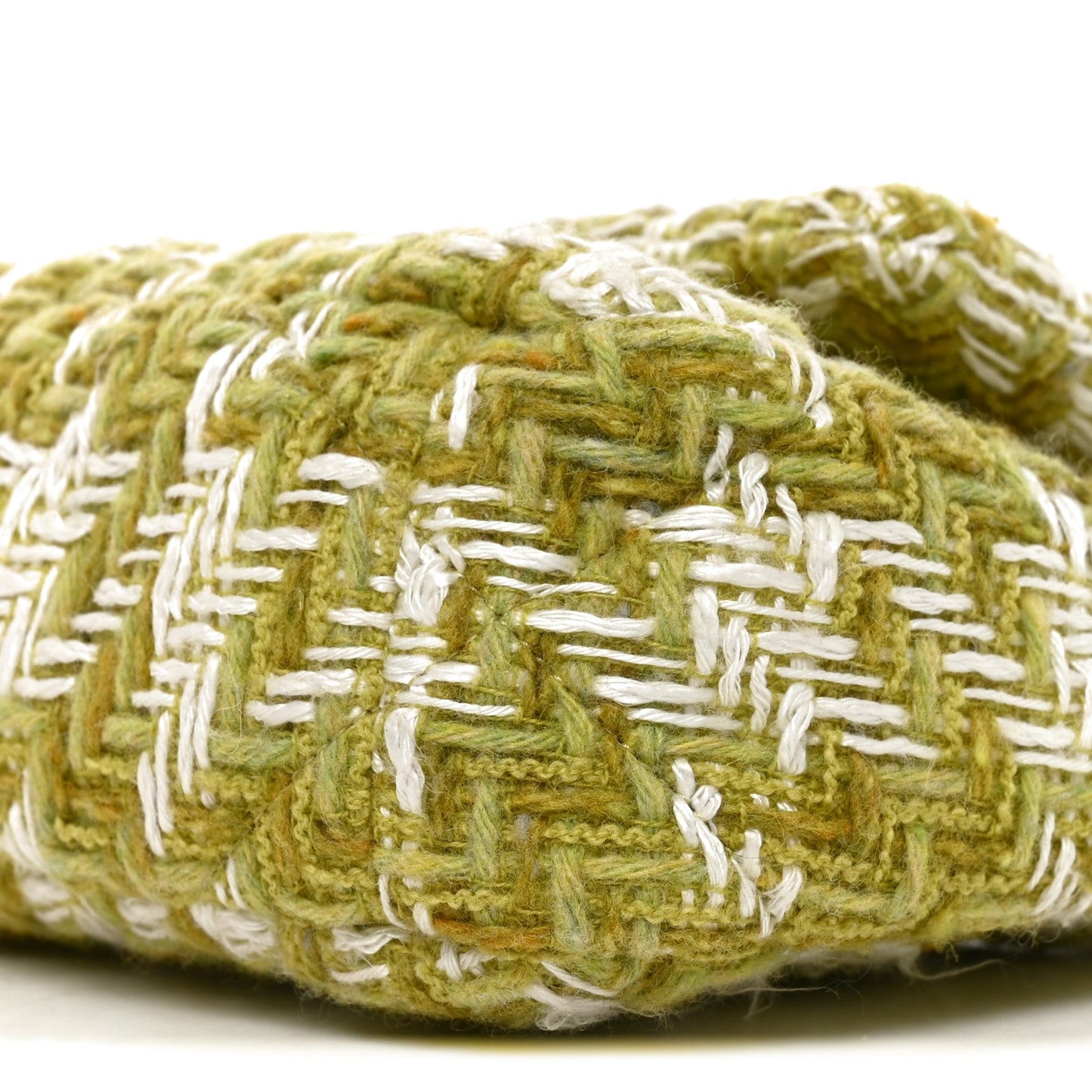 Tweed Quilted Medium Chanel 19 Flap Green