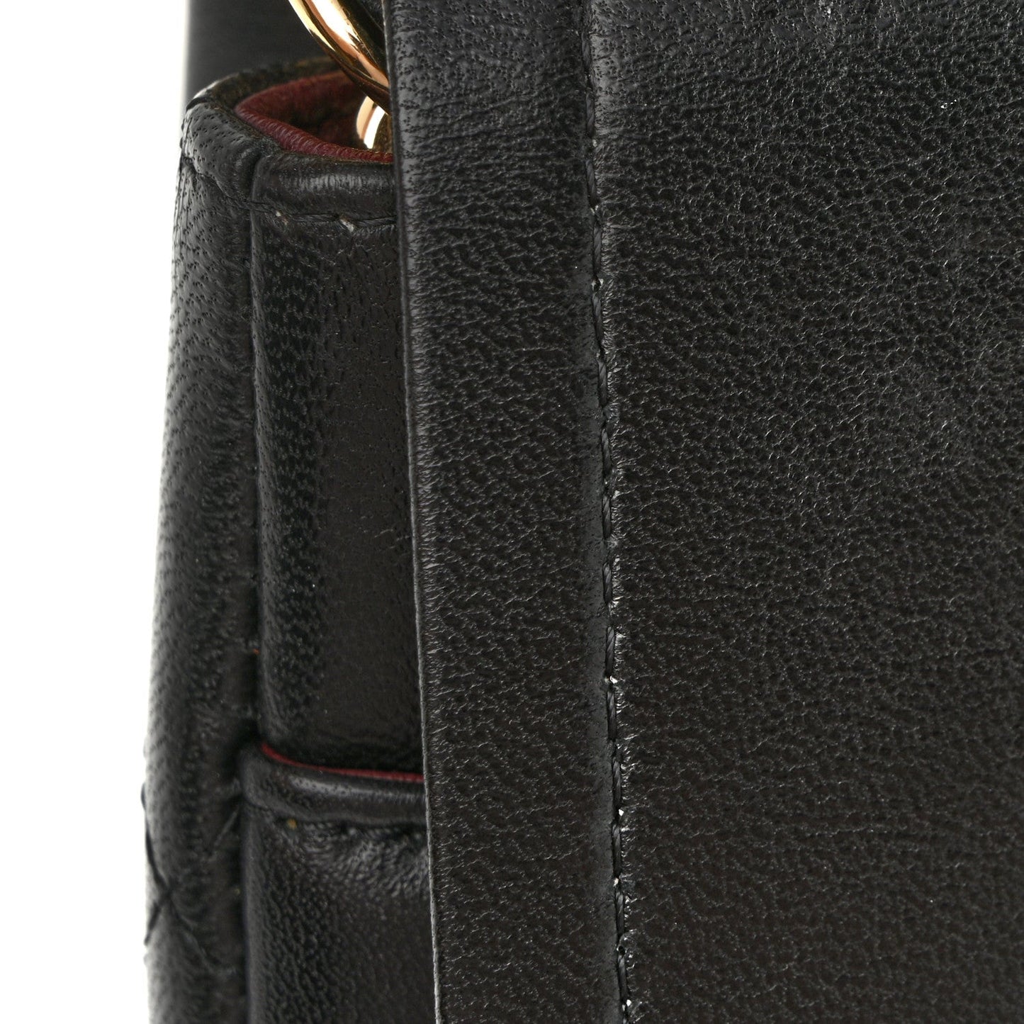 Lambskin Quilted Jumbo Double Flap Black