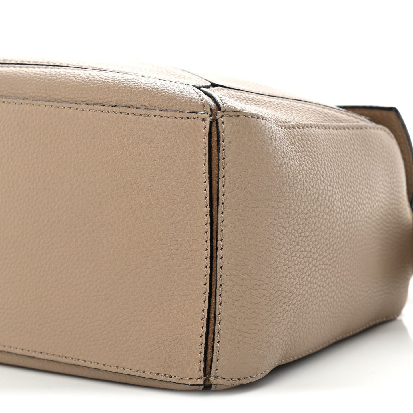 Grained Calfskin Small Puzzle Bag Sand Mink
