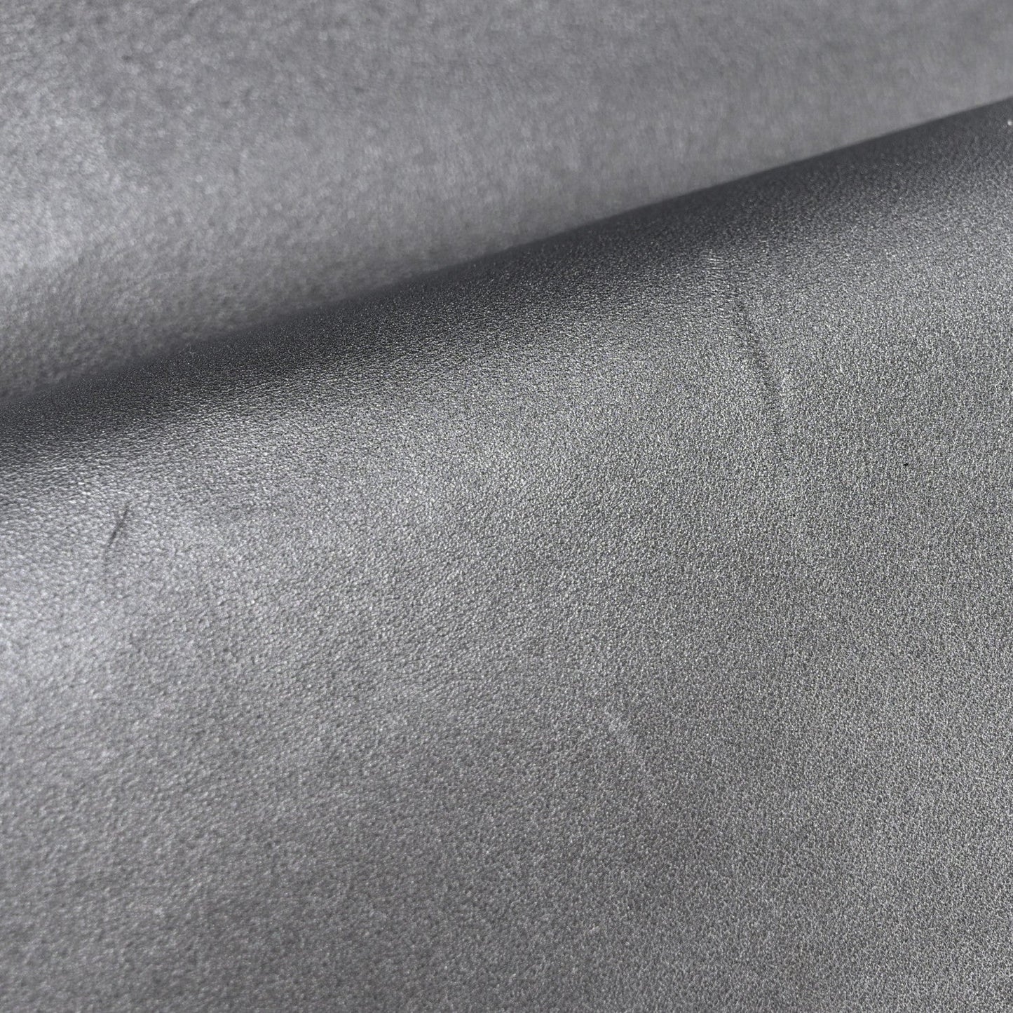 Metallic Lambskin Quilted Maxi Double Flap Pewter