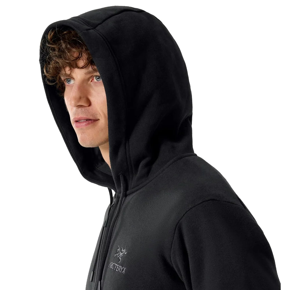 Men's Emblem Fleece Full-Zip Hoody - Black