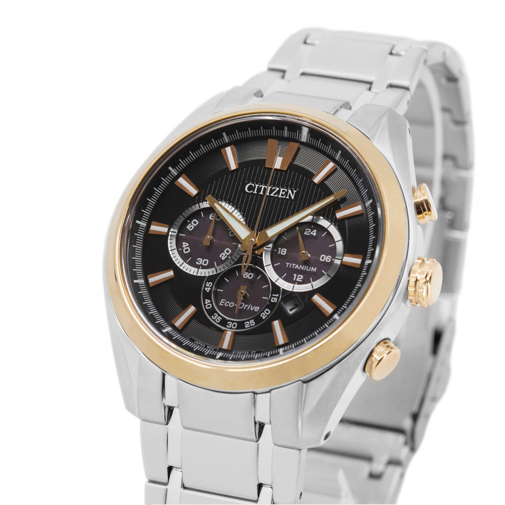 Citizen Men's CA4014-57E Super Titanium Chrono Eco-Drive