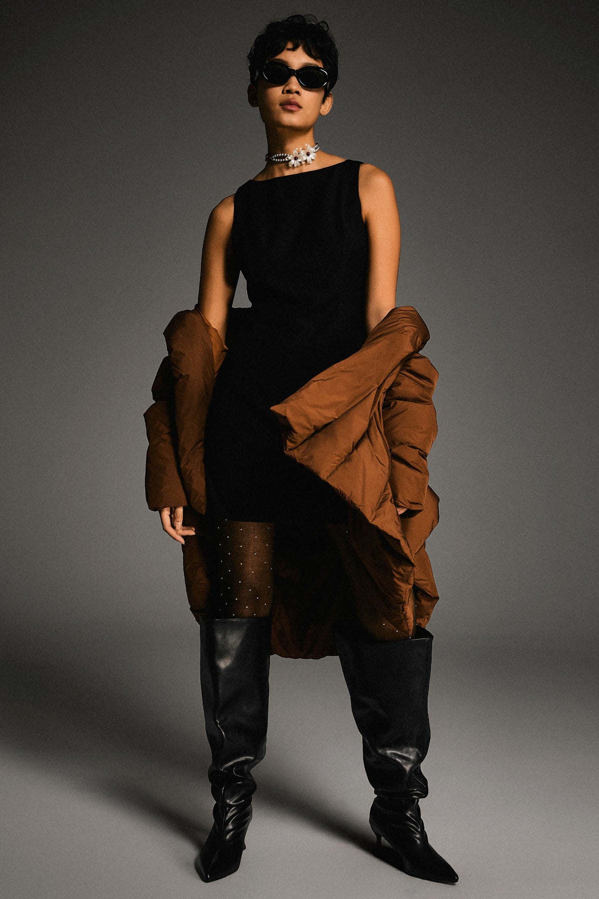 Cloak Puffer Down Coat