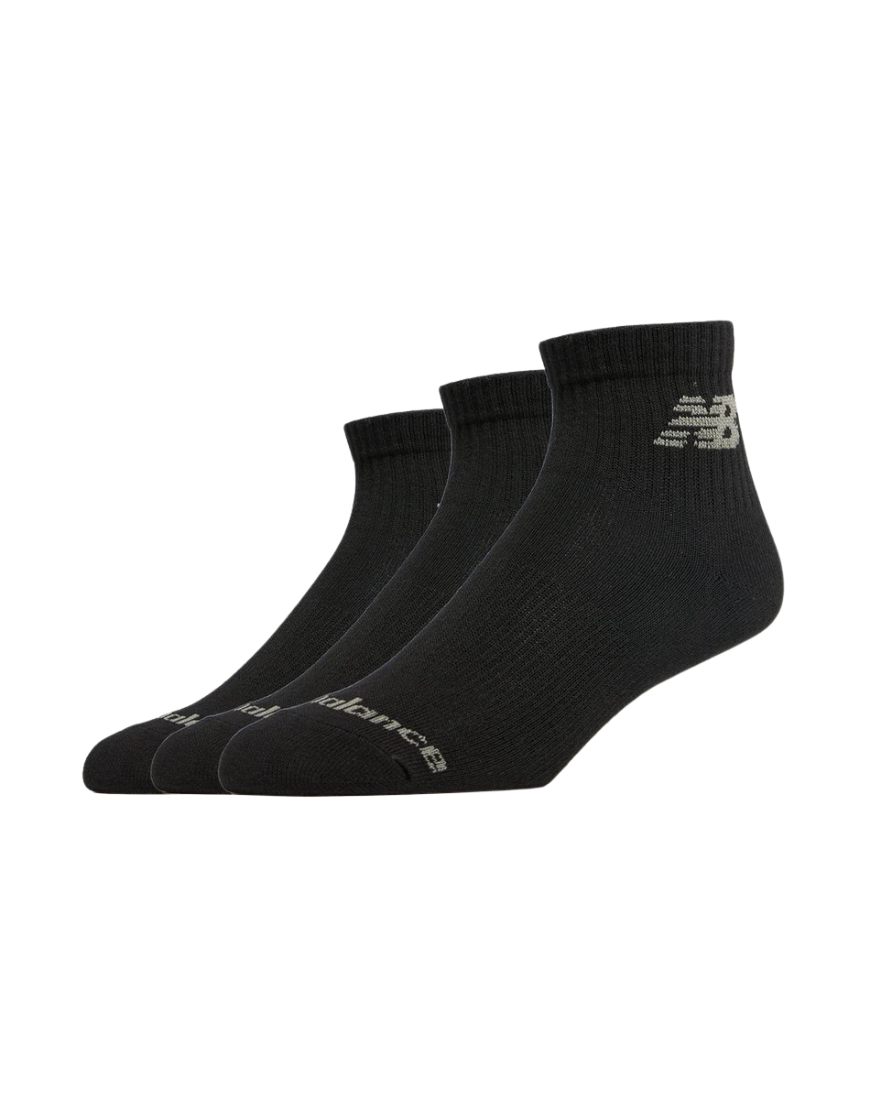 Crew Mid Socks 3 Pack :Black