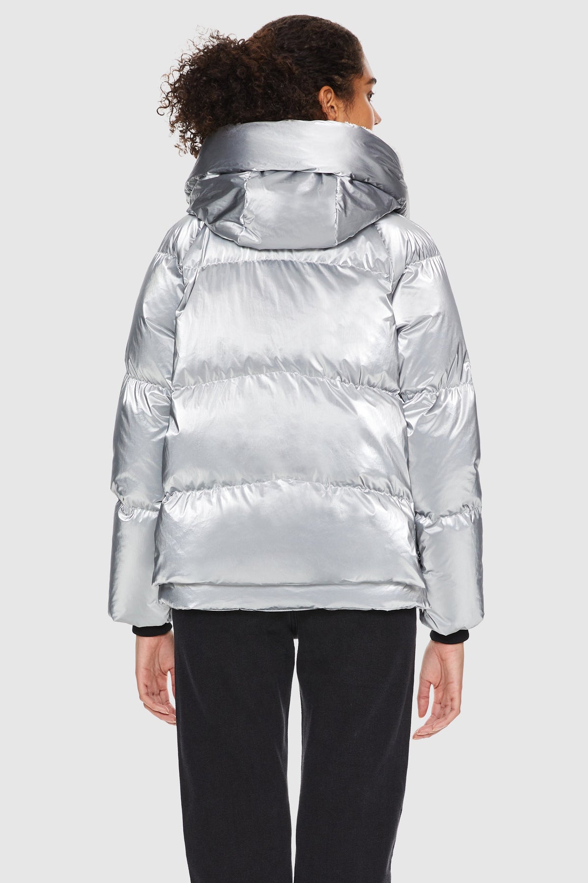 092 Universe® Cropped Crome Down Jacket