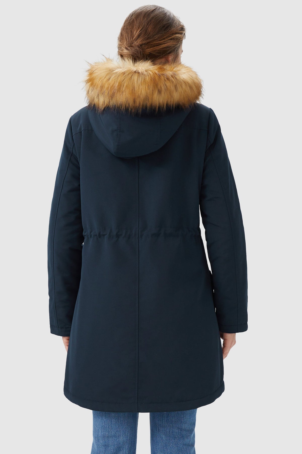 Thickened Fleece Lined Parka Jacket