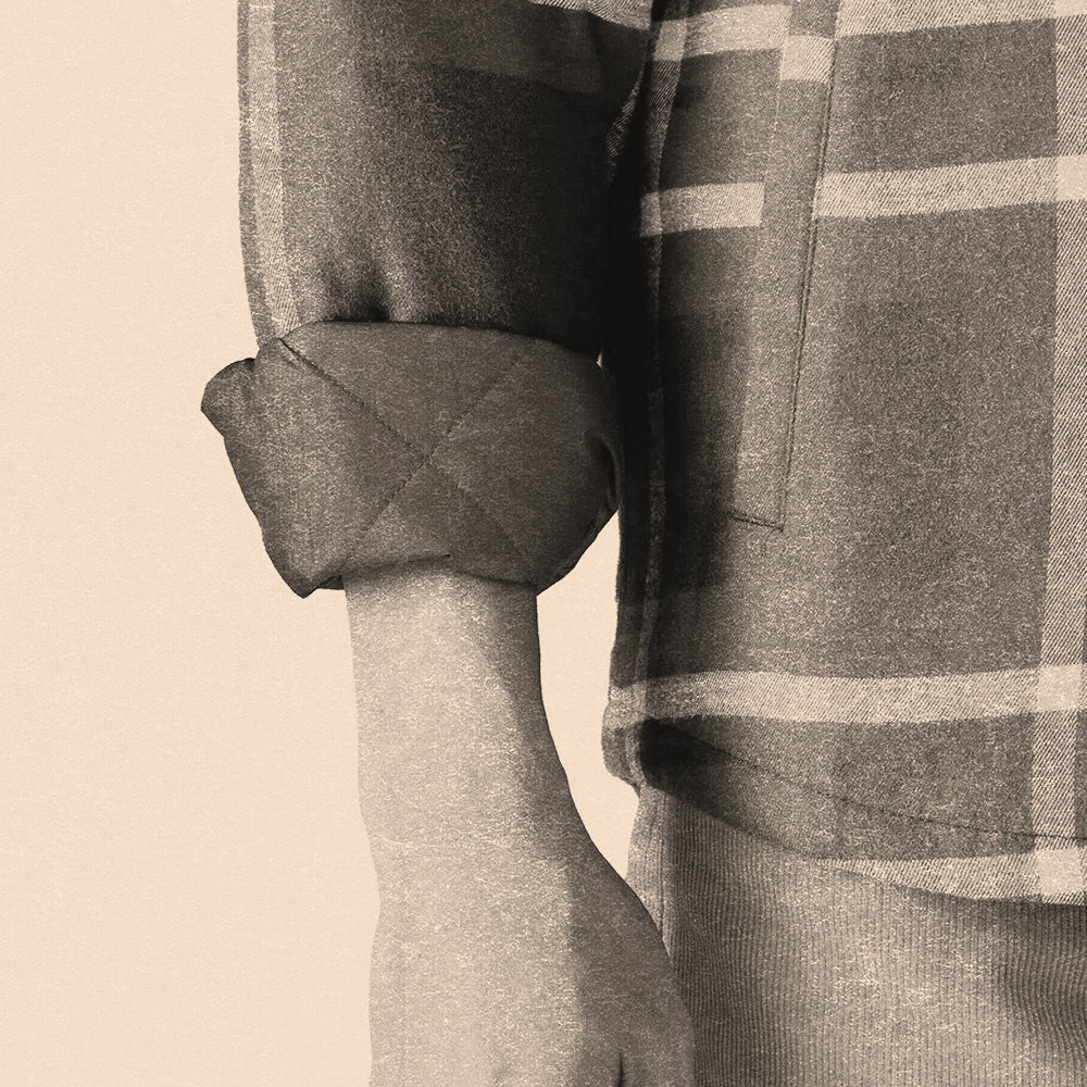 Men's LW Insulated Fjord Flannel Shirt - Ashore: Old Growth Green