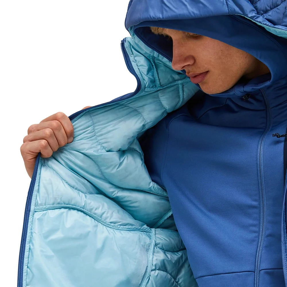 Men's Helium Down Hood Jacket - Summit Sky / Snowmelt
