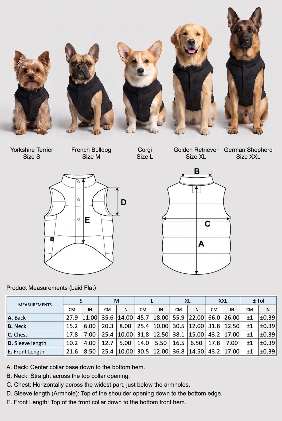 Puff-O® Pet Puffer Jacket