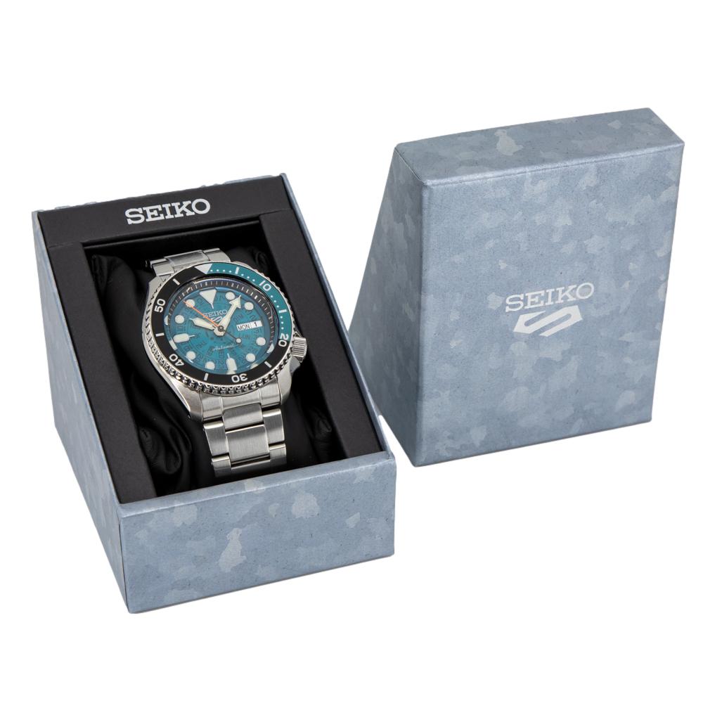 Seiko Men's SRPJ45K1 Sports SKX Style Blue Dial Watch