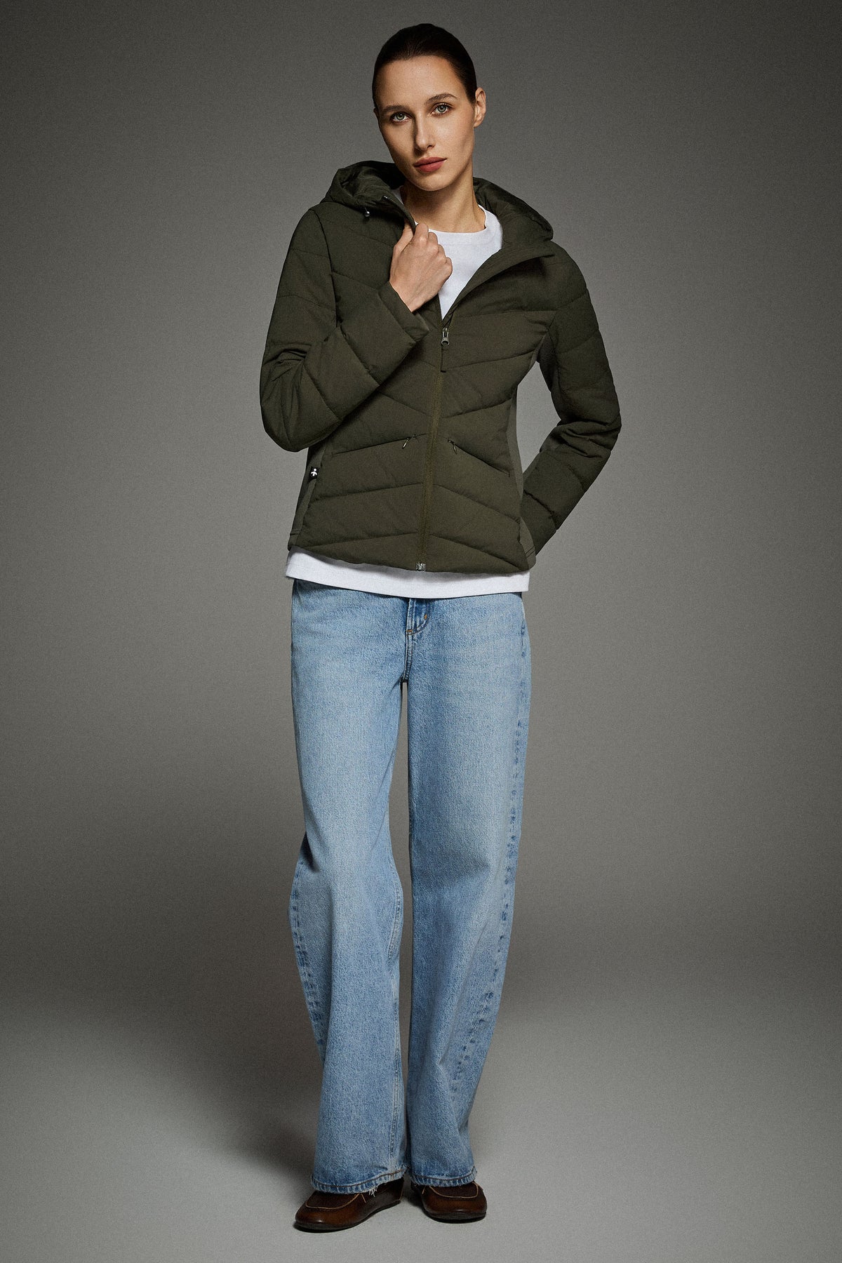 Slim-Fit Quilted Hybrid Jacket
