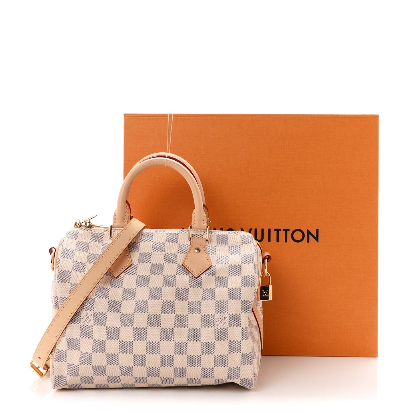 Damier Azur Speedy Bandouliere 25