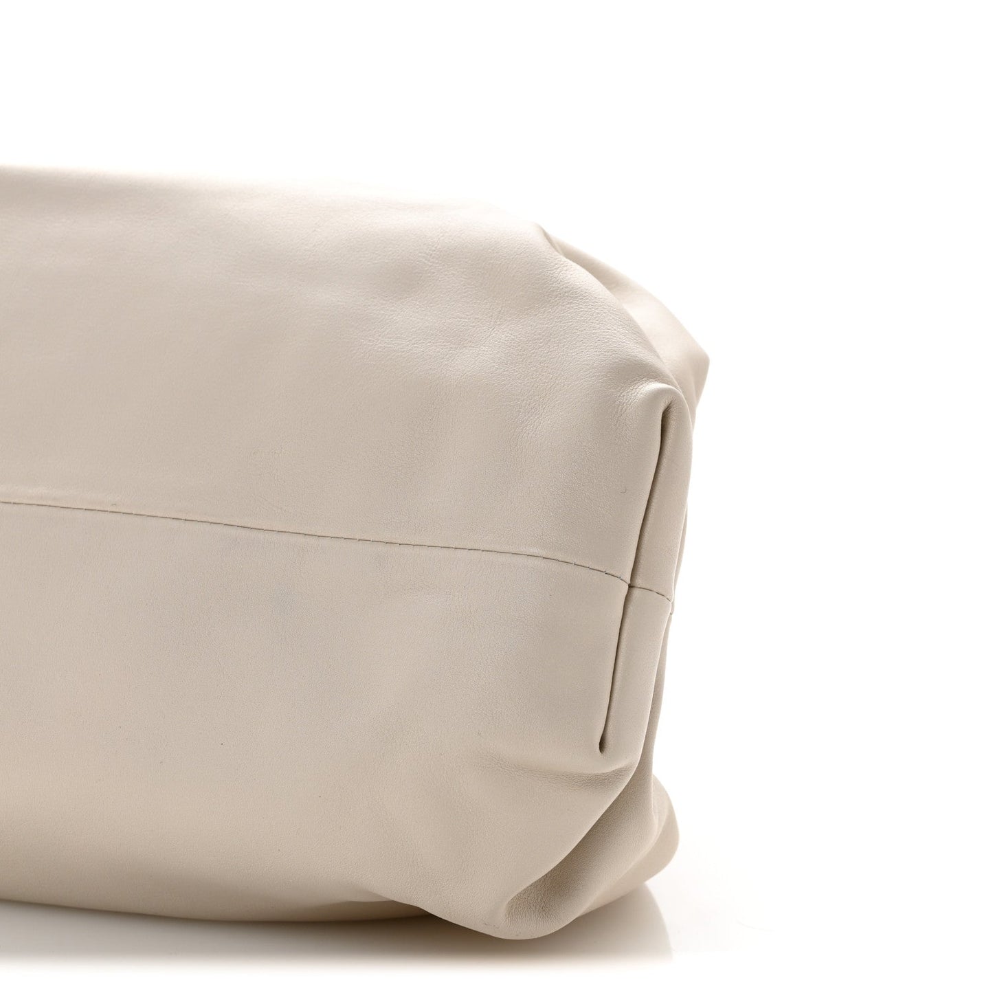 Smooth Butter Calf The Pouch Oversized Clutch Plaster